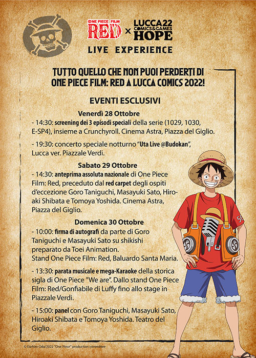 One Piece: all events